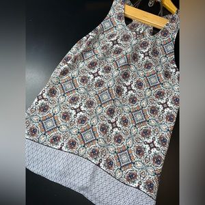 ARTISAN NY Racerback with Medallion Print Size Medium EUC Like New